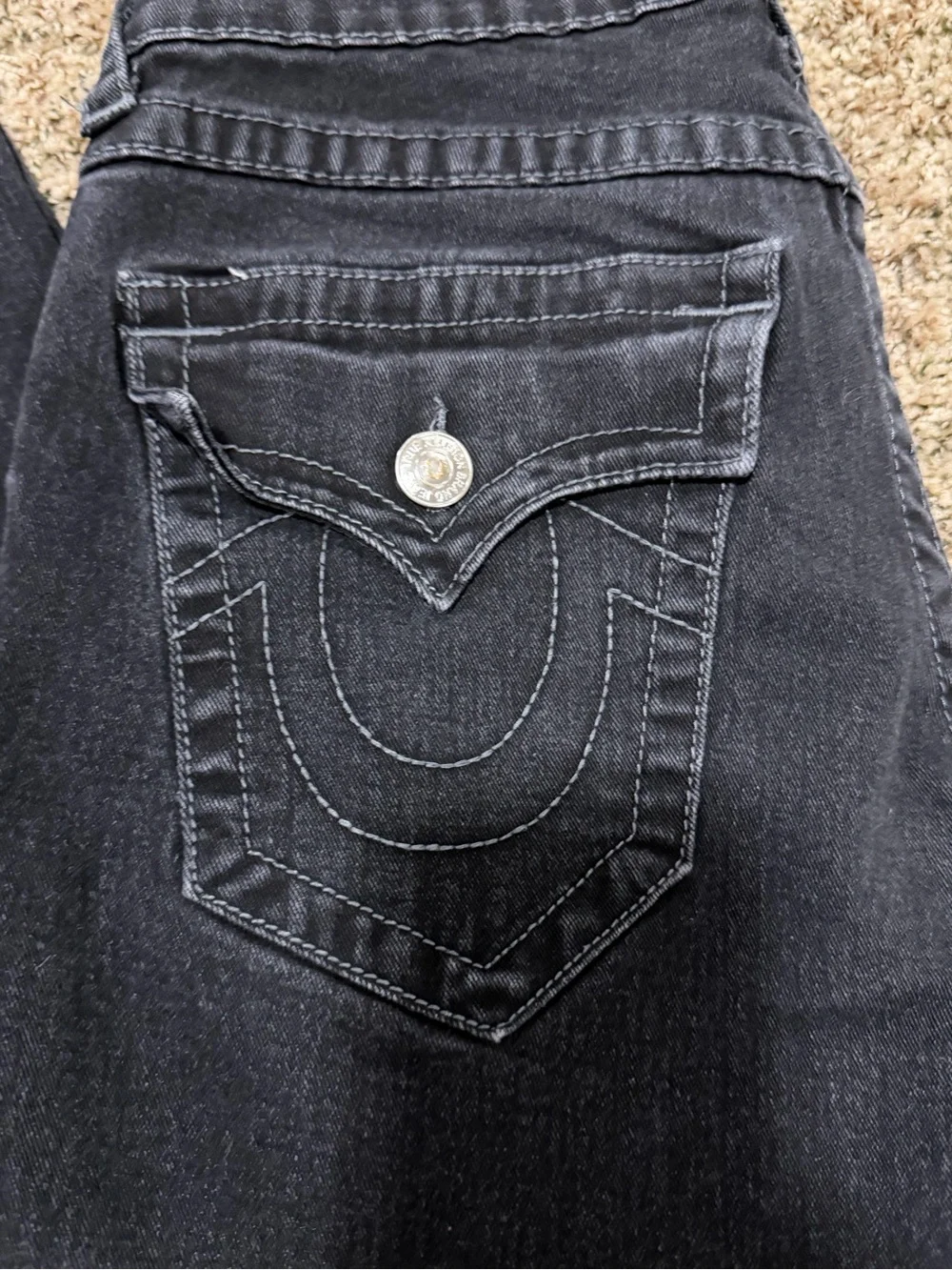 True Religion Men's Straight Jeans